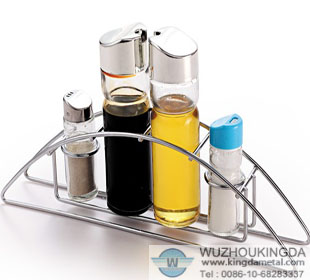 Stainless steel wire spice rack