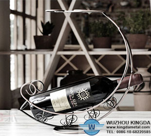 Stainless steel wire wine bottle supports