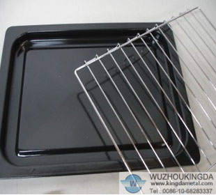 Stainless steel toaster oven rack