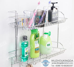 Stainless wall rack
