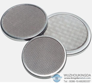 Stainless wire mesh filter disc