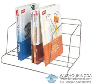 Staples wire book rack