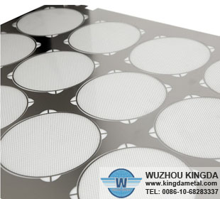 Steel chemical etching mesh plate