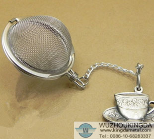 Steel mesh tea infuser ball