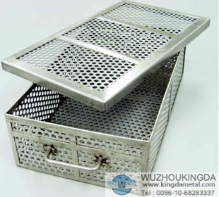 Steel perforated basket