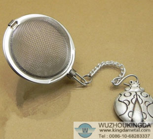 Steel tea infuser ball