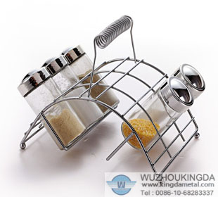 Steel wire spice rack