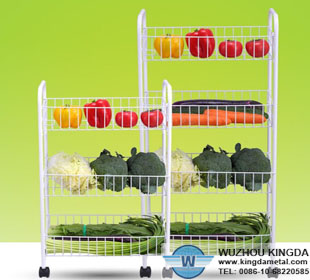 Sturdy metal kitchen storage racks