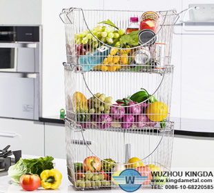 Vegetable stand baskets