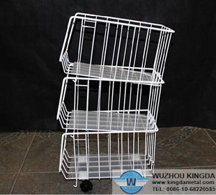 Vinyl coated wire shelves