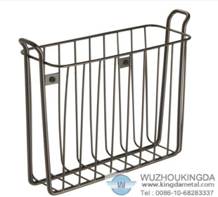 Wall magazine holder