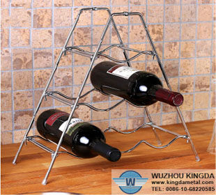 Wine bottle holder metal
