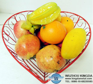 Wire baskets for fruit