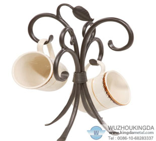 Wire cup rack