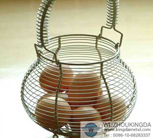 Wire egg baskets