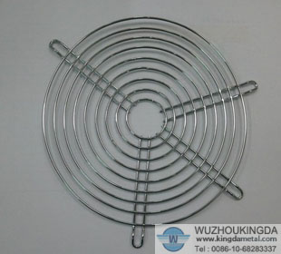 Wire fan finger guard
