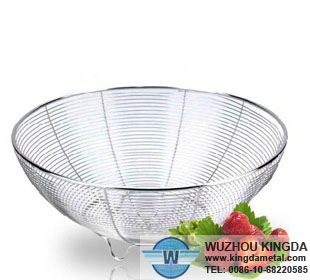 Wire fruit basket for kitchen
