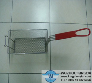 Wire fryer basket