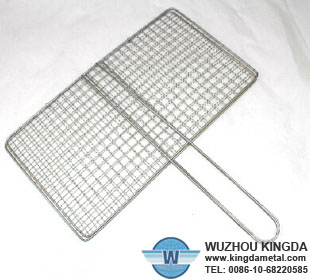 Metal grill basket