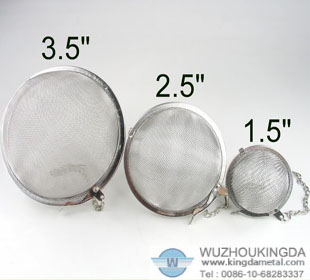 Wire mesh ball infuser