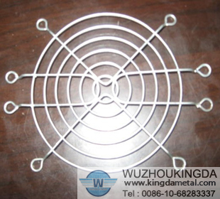 Wire mesh fan cover