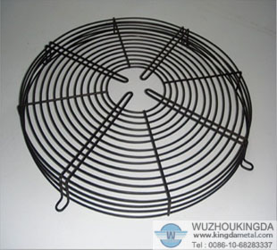 Wire mesh fan finger guard