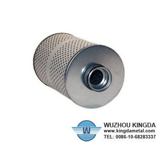Wire mesh oil filter cylinder