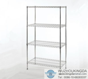 Wire mesh shelf