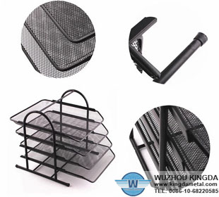 Wire Mesh Stacking Desk Tray Wire Mesh Stacking Desk Tray