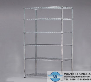 Wire shelf organizers stackable