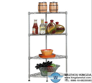 Wire shelving