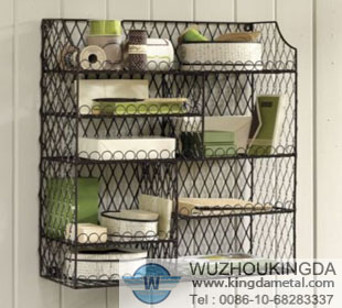 Wire wall organizer