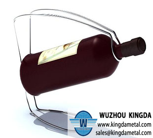 Wire wine holder