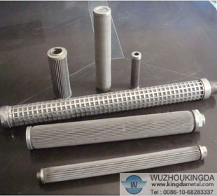 Woven mesh filter cartridge
