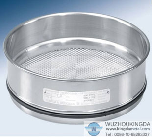 Woven stainless steel sieve