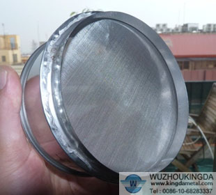 Woven stainless steel sieve